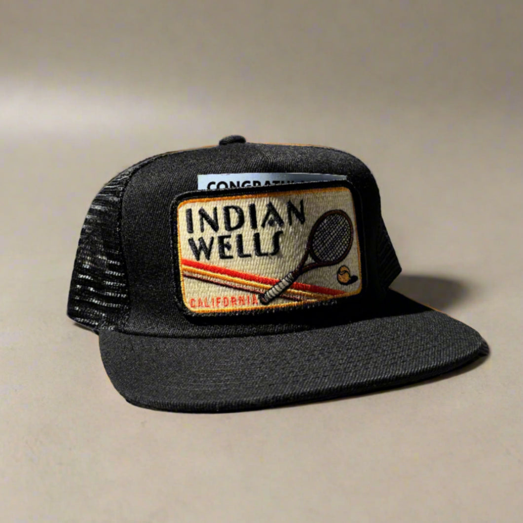 Indian Wells Patch Hat (Black)
