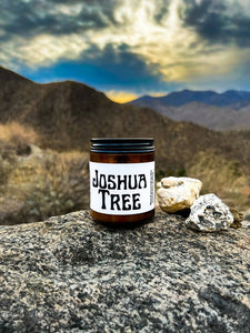 Joshua Tree 9 oz Amber Jar
